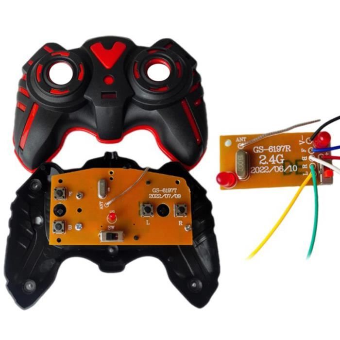Kit télécommande universel 27MHz/49MHz destiné aux voitures télécommandées, remplace le kit compatible, accessoires RC, contrôle précis, installation facile Kit télécommande universel 27MHz/49MHz destiné aux voitures télécommandées, remplace le kit compatible, accessoires RC, contrôle précis, installation facile