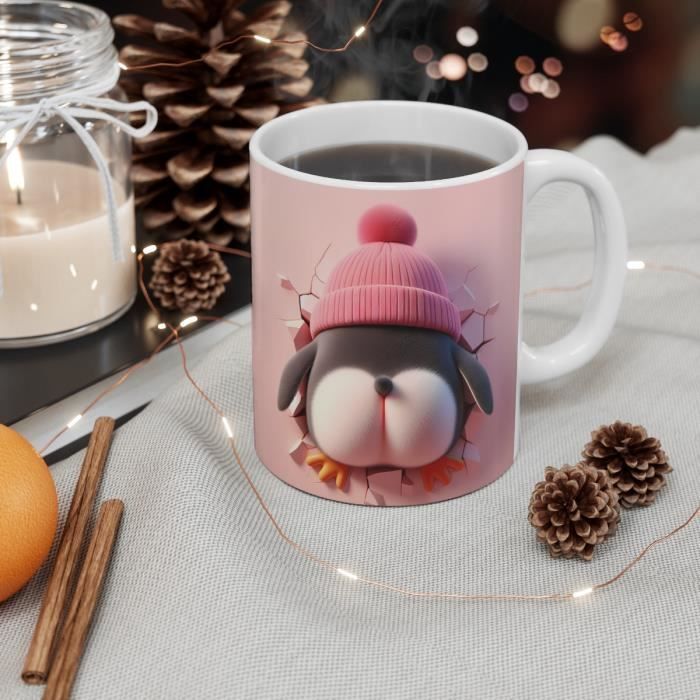 Cadeau de Noël renne - Mug personnalisé renne - Décoration de Noël