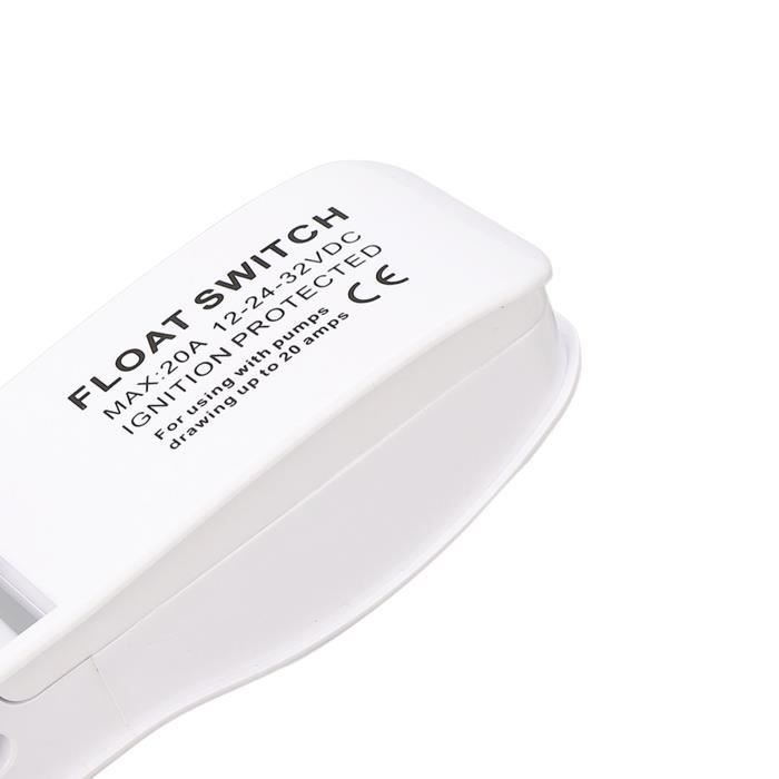 Interrupteur à Flotteur Automatique Pour Pompe De Cale Bateau - 12V/24V/32V, Protection Allumage