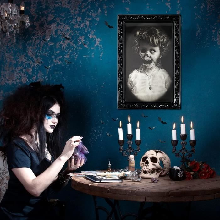 Lot De 3 Chiffons Noirs Effrayants Pour Halloween - 76x183cm, Coton, Décoration Maison, Fête Terrifiante