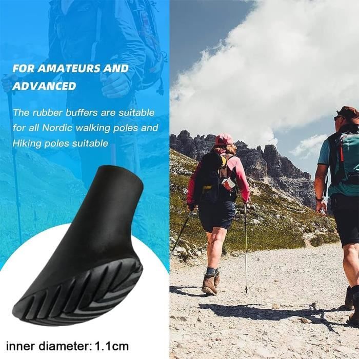 Embouts De Cannes Lot De Patins De Marche Nordique, Tampons En