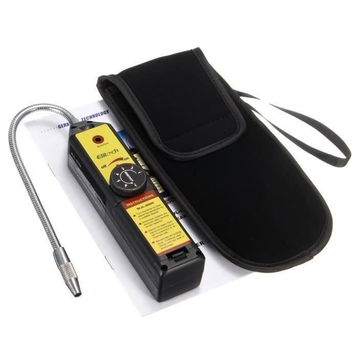 WJL-6000PRO Détecteur De Fuite Réfrigérant Fréon, Détecteur De Fluide Frigorigenes Portable Detecteur De Fuite Gaz Halogene Pour Climatisation Voiture Frigo R22 R410a R134a 88990828