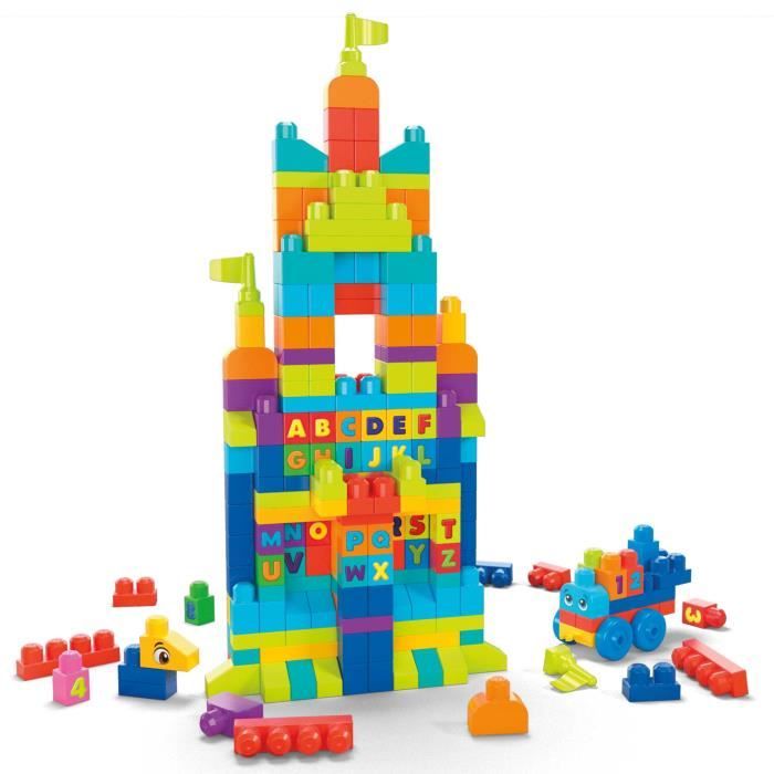 Jeu de construction MEGA BLOKS Tres Grand Sac 300 gros blocs Multicolore A partir de 12 mois Cdiscount Jeux Jouets