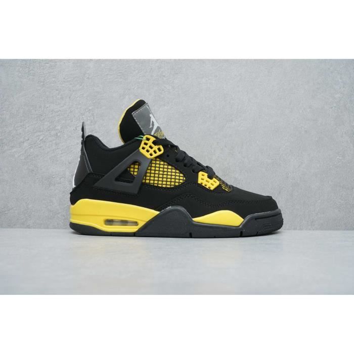 Jordan 4 noir et jaune discount