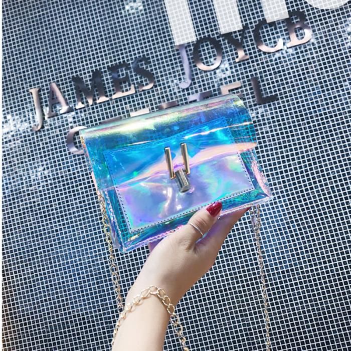 Sac transparent arc en ciel outlet