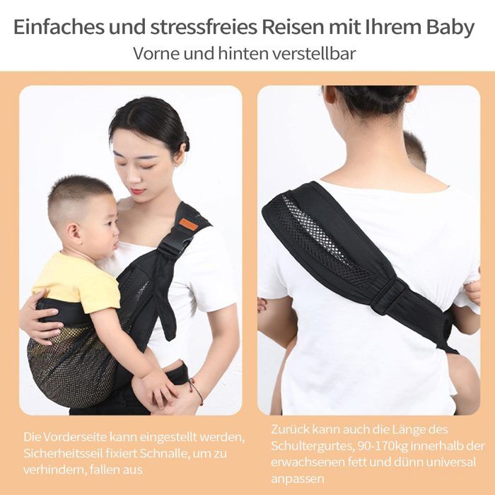 Porte Bébé Ventraux Ergonomique - MARSEE - Multiposition Coton Léger Respirant - 0-36 mois 3.5 Porte Bébé Ventraux Ergonomique - MARSEE - Multiposition Coton Léger Respirant - 0-36 mois 3.5