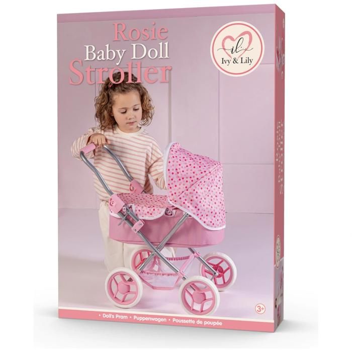 Landau poupon combiné 2 en 1 -68 cm LOVE BEBE | King Jouet Suisse