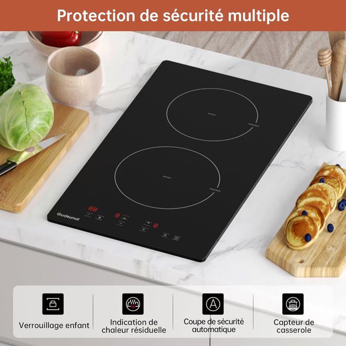 Plaque A Induction 2 Feux Encastrablenull