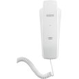Téléphone fixe Alcatel Temporis 10 - Blanc - Diode lumineuse - Touche Bis - Fixation murale possible-0