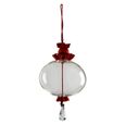 Boule De Noël En Verre Soufflé Fil Rouge