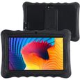 LAMZIEN Tablette Tactile Android 10 avec 7 Pouces,16Go Stockage,Google Dual-Caméras GPS WiFi Bluetooth USB-C,avec Coque Étui,Noir-0