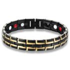 ORGANGONFAND Bracelet Hommes- Accessoires de mode Hommes Noir Aimant Acier au titane Bracelet d'énergie