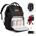FUNTLEND Sacs à Dos à Langer Pour Bébé Sac de Voyage, Sac à Couches Multifonction Imperméable Oxford Sacs Isolés Isotherme, Grand Capacité