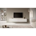 SELSEY Meuble TV - TELIRE - 175 cm - blanc