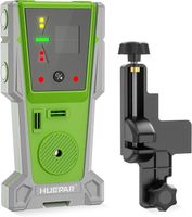 Huepar Détecteur Laser Pour Niveau Laser Vert Rouge Impulsé Récepteur Numérique Laser Écran LCD Rétroéclairé Distance 60M-LR-8RG