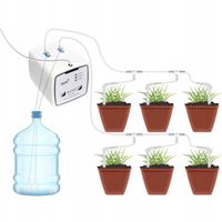 Dispositif d'arrosage automatique intelligent à double pompe Wifi, peut arroser 20 pots de plantes vertes