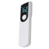 Zerodis Thermomètre numérique Thermomètre frontal numérique tenu dans la main portatif contact de piscine thermometre Blanc