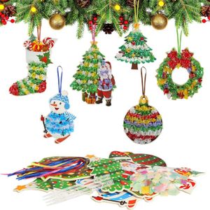 Baker Ross Mini Sapins De Noël En Sisal (Lot De 8) – Idéal Pour Décorations Créatives, Ornements Et Loisirs Manuels Festifs