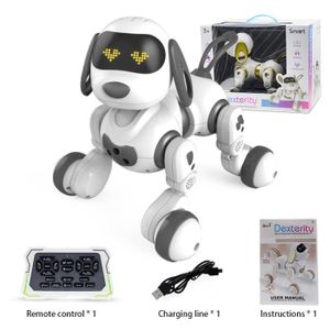 Acheter Animaux électroniques intelligents RC Robot chien voix télécommande  jouets drôle chant danse Robot chiot Programmable éducation cadeau