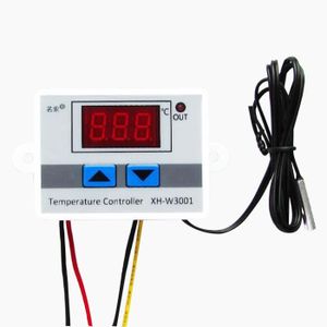 AimdonR 12//24 220V 10A R/égulateur de temp/érature num/érique LED avec sonde 12v