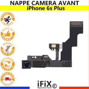 Nappe Flex Caméra Avant + Capteur Proximité + Micro Pour IPhone 6S Plus - Neuf - Noir