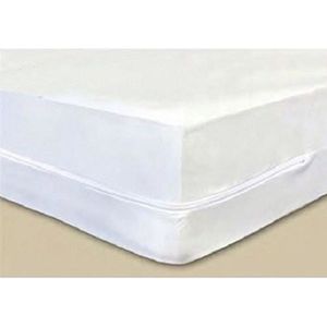 Dry N Comfort Housse de Matelas imperm/éable avec Fermeture /Éclair et Fermeture /Éclair pour Matelas Blanc 90 x 200 cm