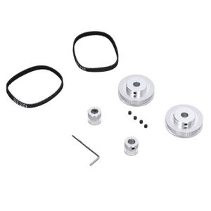 AléSage 8 Mm Roue Synchrone 20 Dents // 60 Dents Courroie de Distribution 2GT-200//280//400 // Mm Avec Installation et DéMontage Faciles Pour Fraiseuses Courroie de Distribution XL