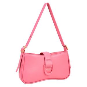 SAC À MAIN David Jones Paris - Sac à main Femme - Sac porté épaule Similicuir Taille Petit Léger Pratique - Couleur Pink