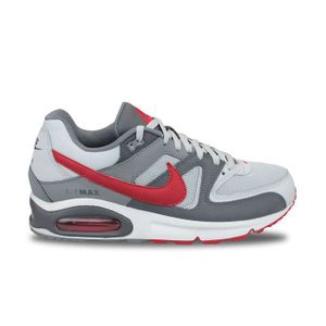 BASKET Baskets Nike Air Max Command - Homme - Blanc, Gris et Bordeaux