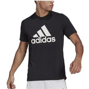 T-SHIRT T-shirt ADIDAS Aeroready Designed 2 Move Feelready Sport Logo Tee Noir - Homme/Adulte