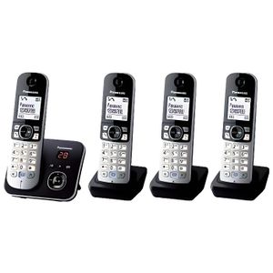 Téléphone fixe Téléphone sans fil avec répondeur PANASONIC KX-TG6