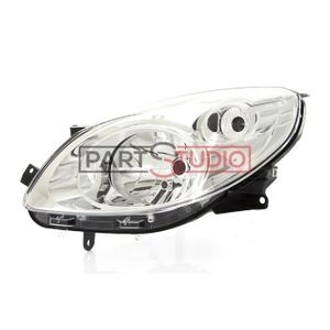 PHARE RENAULT TWINGO 2 PHASE 1 03/2007 A 11/2011 PASSAGER DROIT H4 CHROME