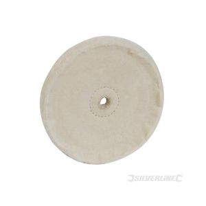 Silverline 105888 Disque de polissage cousu spirale 150 mm