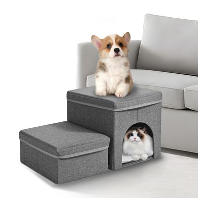 Siège & Escalier Pour Chien Antidérapant 2 En 1 - Rampe Et Marches Pour