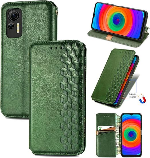 SEAHAI Custodia Per Ulefone Note 14/Pro: Pelle Premium Con Portafoglio, Slot E Blocco RFID - 3