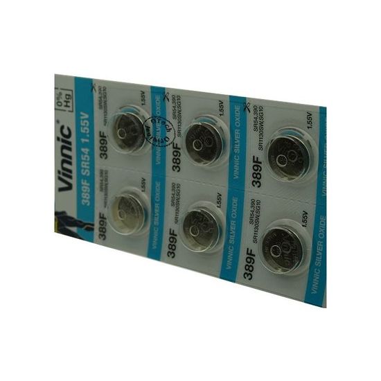 Pack de 10 piles Vinnic pour MAXELL SR1131 - Bricolage