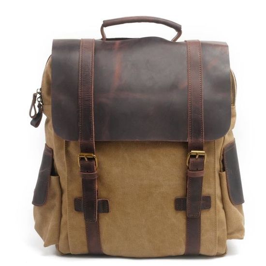 Sac à Dos Toile Roll Top - Voyage Paisible