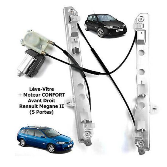 Lève-vitre électrique Droit Passager Pour Renault Twingo I - Neuf Avec Moteur - Référence 7700830597