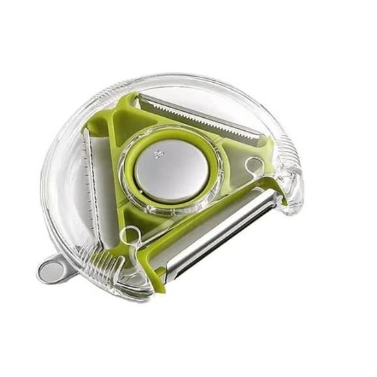 Machine À Éplucher Les Pommes De Terre 3 En 1 Coupe-légumes En Acier Inoxydable Éplucheur De Fruits Réglable Avec Ventouse Pour Éplucheur De Cuisine À