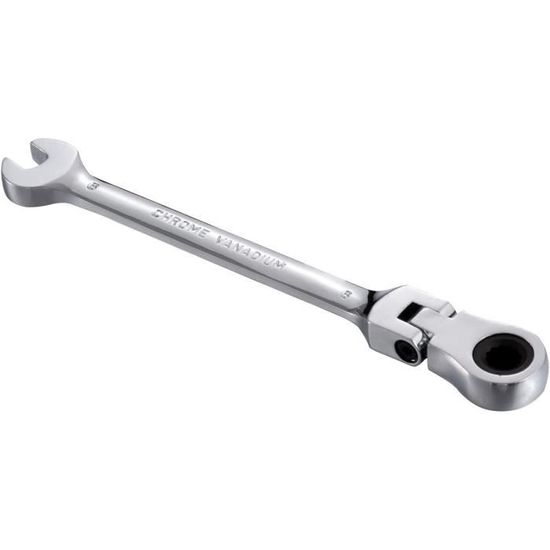 Clé à Douille Flexible Pour Capteur D'oxygène - Taille 7/8" (22 Mm), 6 Pans - Tête Pivotante Pour Accès Difficile, Acier Chromé