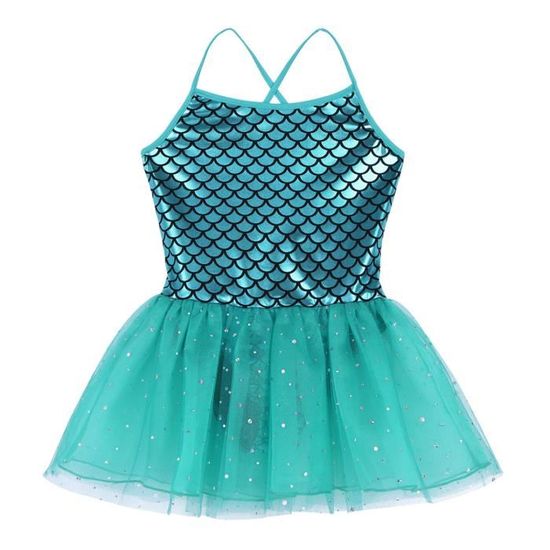Robe De Danse Classique Pour Fille - Justaucorps Léotard Sans Manches, Coton/polyester, Tailles 3-16 Ans