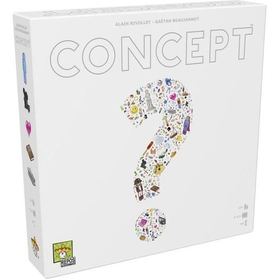 Jeu de société Asmodée - Concept - Unbox Now - 4 à 12 joueurs - 40 min
