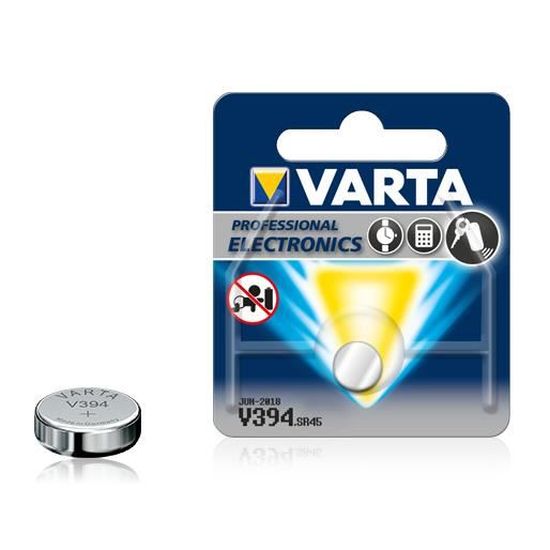 Pile bouton Varta V394 (SR45), Piles bouton