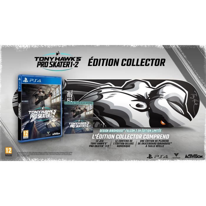 Tony Hawk's Pro Skater 1 + 2 Edition Collector Jeu PS4