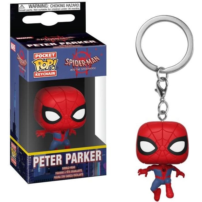 Porte-clé Funko Pocket Pop! Marvel: Spider-Man Animated- Spider-Man  Spider-Man - Cdiscount Bagagerie - Maroquinerie