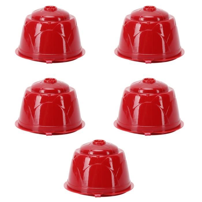 ARAMOX Capsule pour Dolce Gusto Kit de brosse à cuillère filtre à capsule de café réutilisable adapté à la machine à café