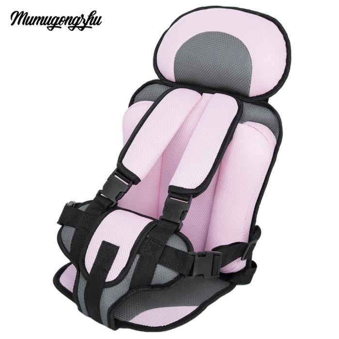 Siège d'auto pour bébés la sécurité des enfants ajustable épaississement du coton