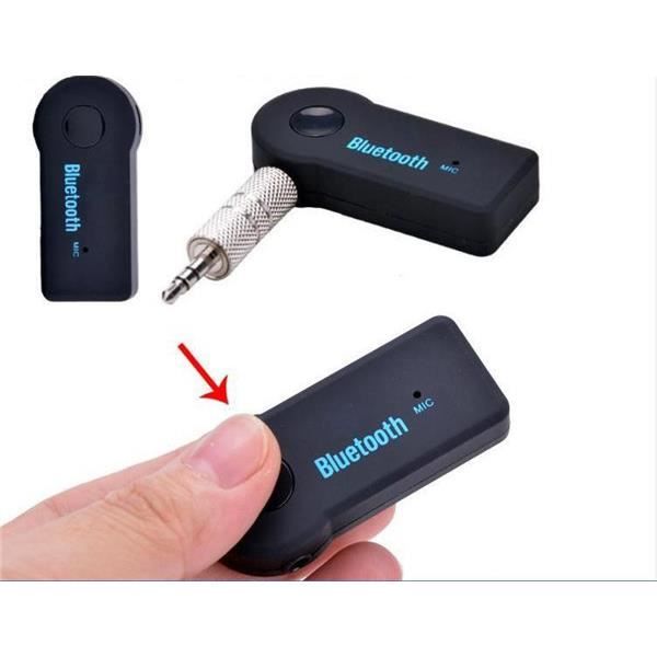 kit mains libres bluetooth 3,5 mm jack mini voiture adaptateur récepteur audio