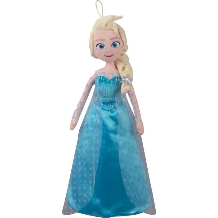 Jemini Disney Reine des Neiges peluche range pyjama elsa +/- 50 cm