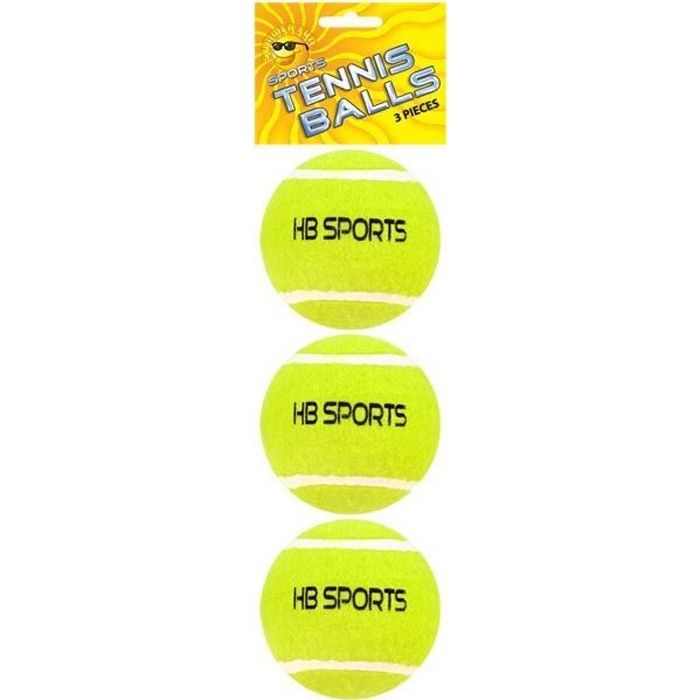 3pk Balles de tennis